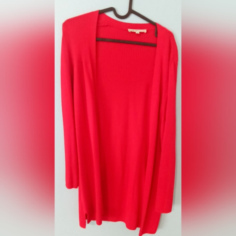 Cleo red cardigan